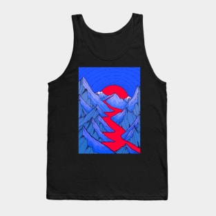 Red moon river Tank Top